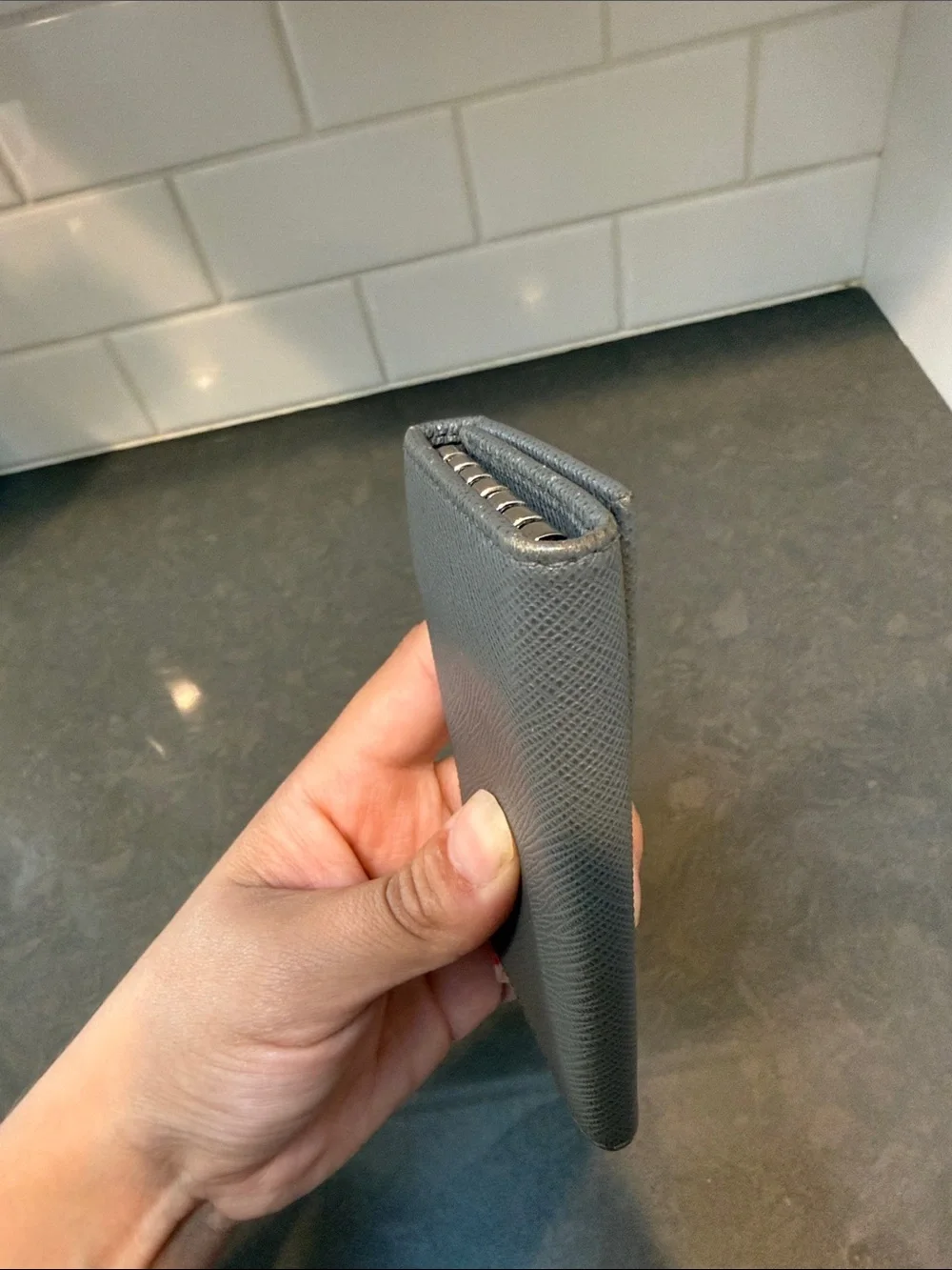 Prada Key/Card Holder Saffiano Leather